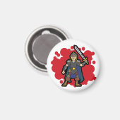 Warrior Magneet (Voorkant / Achterkant)