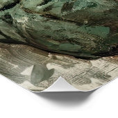 Warrior Maiden met Zwaard - Middeleeuwse Fantasy P Perfect Poster (Hoek)