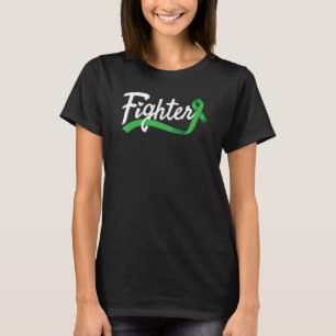Warrior Mental Health Awareness Support Green Ribb T-shirt