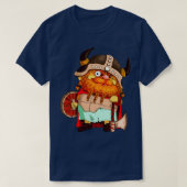 Warrior met baard t-shirt (Design voorkant)