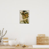 Warrior met Flaming Arrow Canvas Print (Keuken)