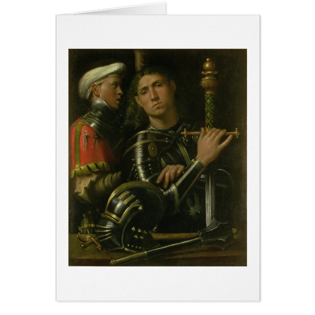 Warrior met gom (olie) (Voorkant)