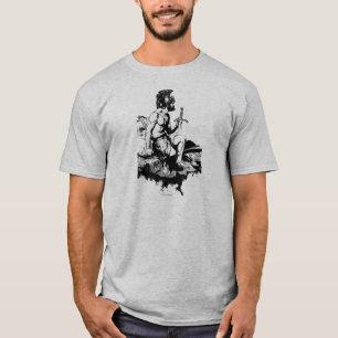 Warrior met zwaard t-shirt