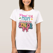 Warrior Mom, Proud & Unstoppable, Class of 2025 T-shirt (Voorkant)
