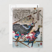 Warrior Monk Briefkaart (Voorkant / Achterkant)