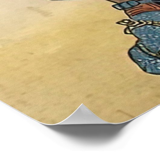 Warrior-monk Musashibō Benkei Poster (Hoek)