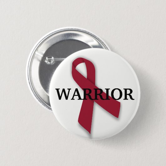 Warrior Multiple Myeloma Bewustheid Ronde Button 5,7 Cm (Voorkant /achterkant)