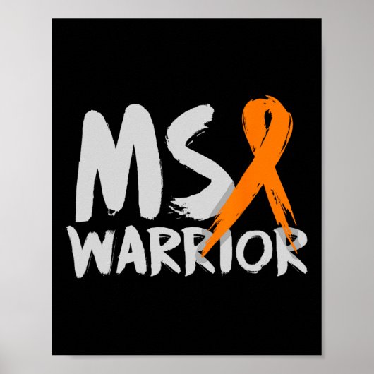 Warrior Multiple Sclerose Awareness Maand Poster (Voorkant)