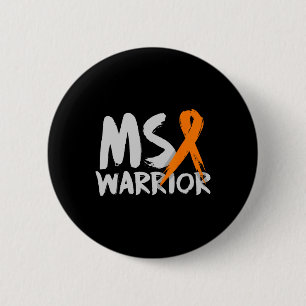 Warrior Multiple Sclerose Awareness Maand Ronde Button 5,7 Cm