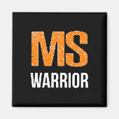 Warrior Multiple Sclerosis Bewustheid Magneet (Voorkant)