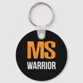 Warrior Multiple Sclerosis Bewustheid Sleutelhanger (Voorkant)
