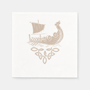 Warrior Norse Mythology Viking Ship Valhalla Gift Servet