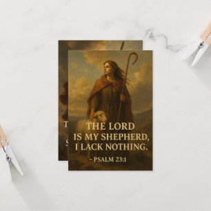 Warrior of Faith and Strength Platte Kaart