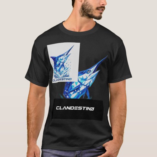 Warrior of the Sea: Swordfish Design T-shirt (Voorkant)
