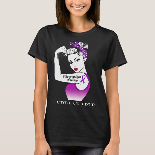 Warrior Onbreekbare Sterke Vrouwen T-shirt (Voorkant)