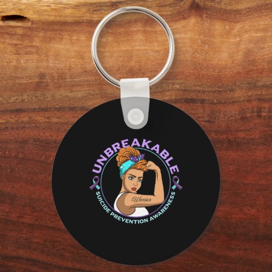 Warrior onbreekbare zelfmoordpreventie sleutelhanger (Voorkant)