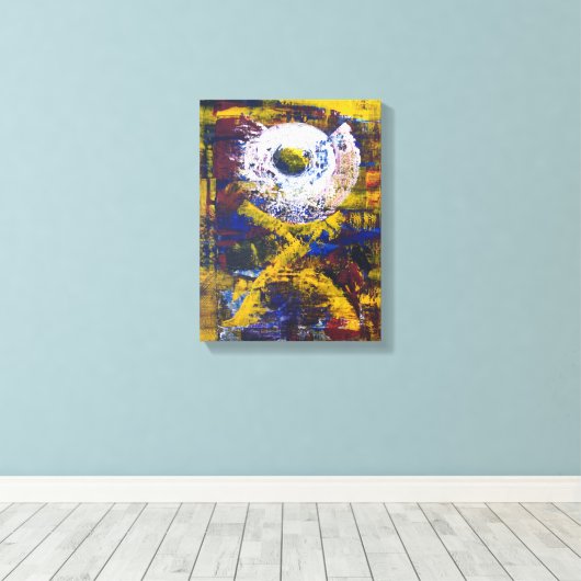 Warrior One Wrapped Canvas (Insitu (Houten vloer))