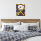 Warrior One Wrapped Canvas Afdruk (Insitu (Slaapkamer))