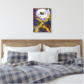 Warrior One Wrapped Canvas Afdruk (Insitu (Slaapkamer))