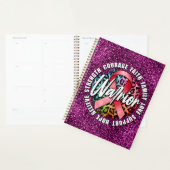 Warrior Pink Ribbon Breast Cancer Bewustheid Planner (Display)