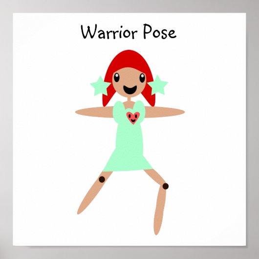 Warrior Pose Poster (Voorkant)
