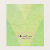 Warrior Pose Yoga Visitekaartje (Buitenkant ongevouwen)