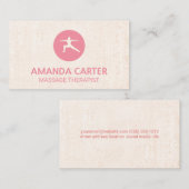 Warrior Pose Yoga Visitekaartje (Voorkant / Achterkant)