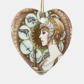 Warrior Princess Keramisch Ornament (Rechts)