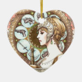 Warrior Princess Keramisch Ornament (Voorkant)