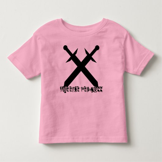 Warrior Princess Kinder Shirts (Voorkant)