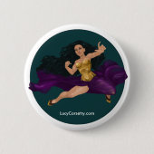 Warrior Princess Lucy Corsetry Round Button (Voorkant)