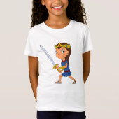 Warrior prinses cartoon t-shirt (Voorkant)
