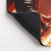 Warrior print Mousepad met gamers zal het geweldig Muismat (Hoek)