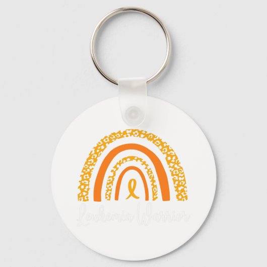 Warrior Rainbow Sinaasappel Sleutelhanger (Voorkant)