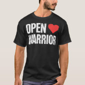 Warrior - Recovery Open Heart Bypass Surgery T-shirt (Voorkant)