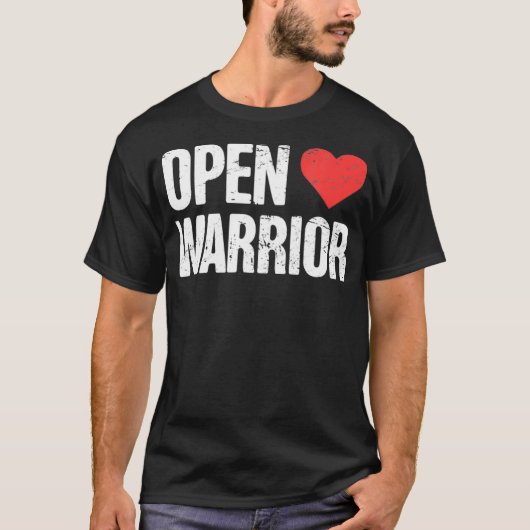 Warrior - Recovery Open Heart Bypass Surgery  T-shirt (Voorkant)