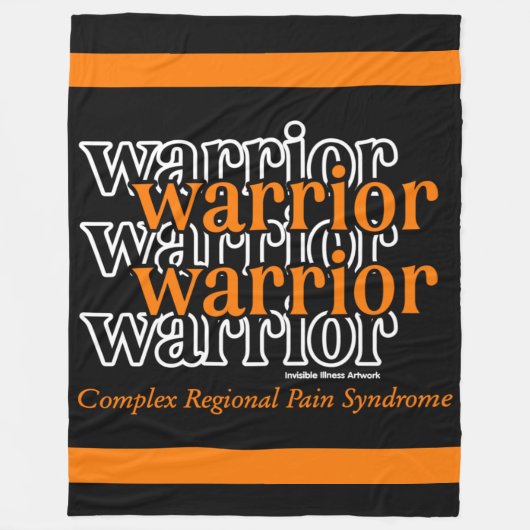 Warrior/Repeëer...CRPS-ventilatorbak Fleece Deken (Voorkant)