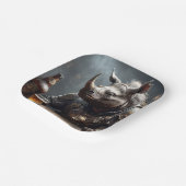 Warrior Rhino Papieren Bordje (Gebogen)