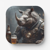 Warrior Rhino Papieren Bordje (Voorkant)
