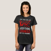 Warrior Ribbon Fight Sickle Cell Disease Awareness T-shirt (Voorkant volledig)