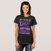 Warrior Ribbon Fighter Rett Syndrome Bewustheid T-shirt (Voorkant volledig)