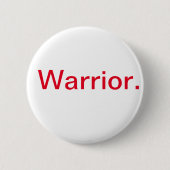 Warrior Ronde Button 5,7 Cm (Voorkant)