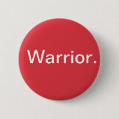 Warrior Ronde Button 5,7 Cm (Voorkant)