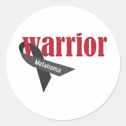 Warrior Ronde Sticker (Voorkant)