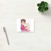 Warrior Rosie Riveter Breast Cancer Awareness Post-it® Notes (Kantoor)