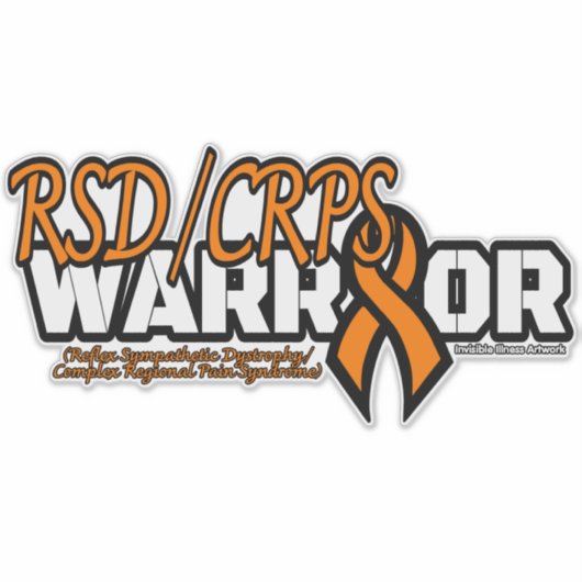 WARRIOR...RSD/CRPS STICKER (Voorkant)