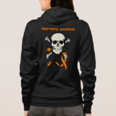 Warrior/schedel.. RSD/CRPS Hoodie (Achterkant)