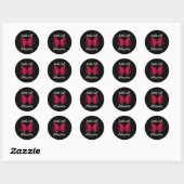 Warrior Sickle Cell Awareness 9 Ronde Sticker (Vel)