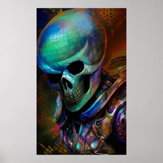 Warrior Skeleton Poster (Voorkant)
