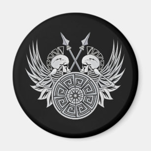 Warrior Skulls Magneet